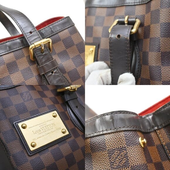 LOUIS VUITLOUIS VUITTON Hampstead MM Shoulder Bag Damier Leather N51204 76EF876 - Picture 9 of 15